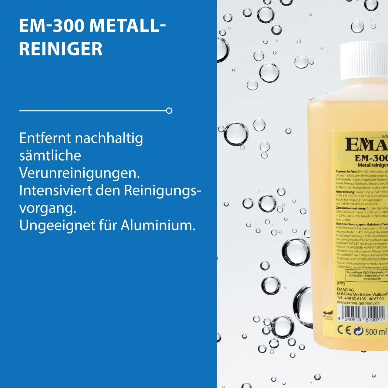 EM-300 Metallreiniger 500ml - Image 2