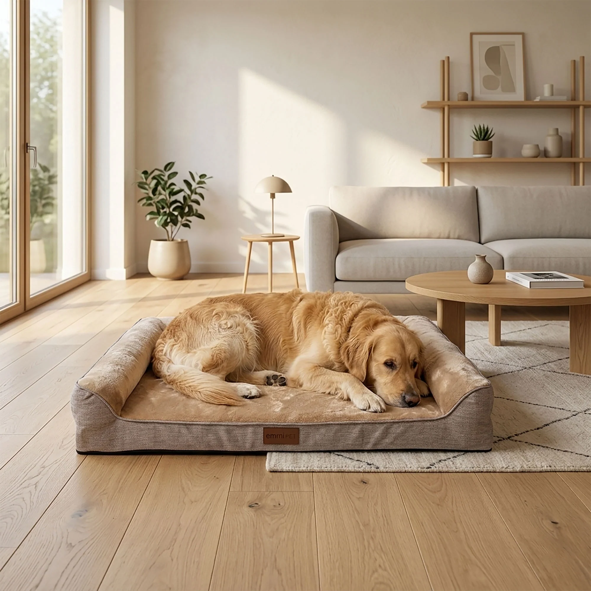 Orthopädisches Katzen- und Hundebett ASTRO Beige - Image 4