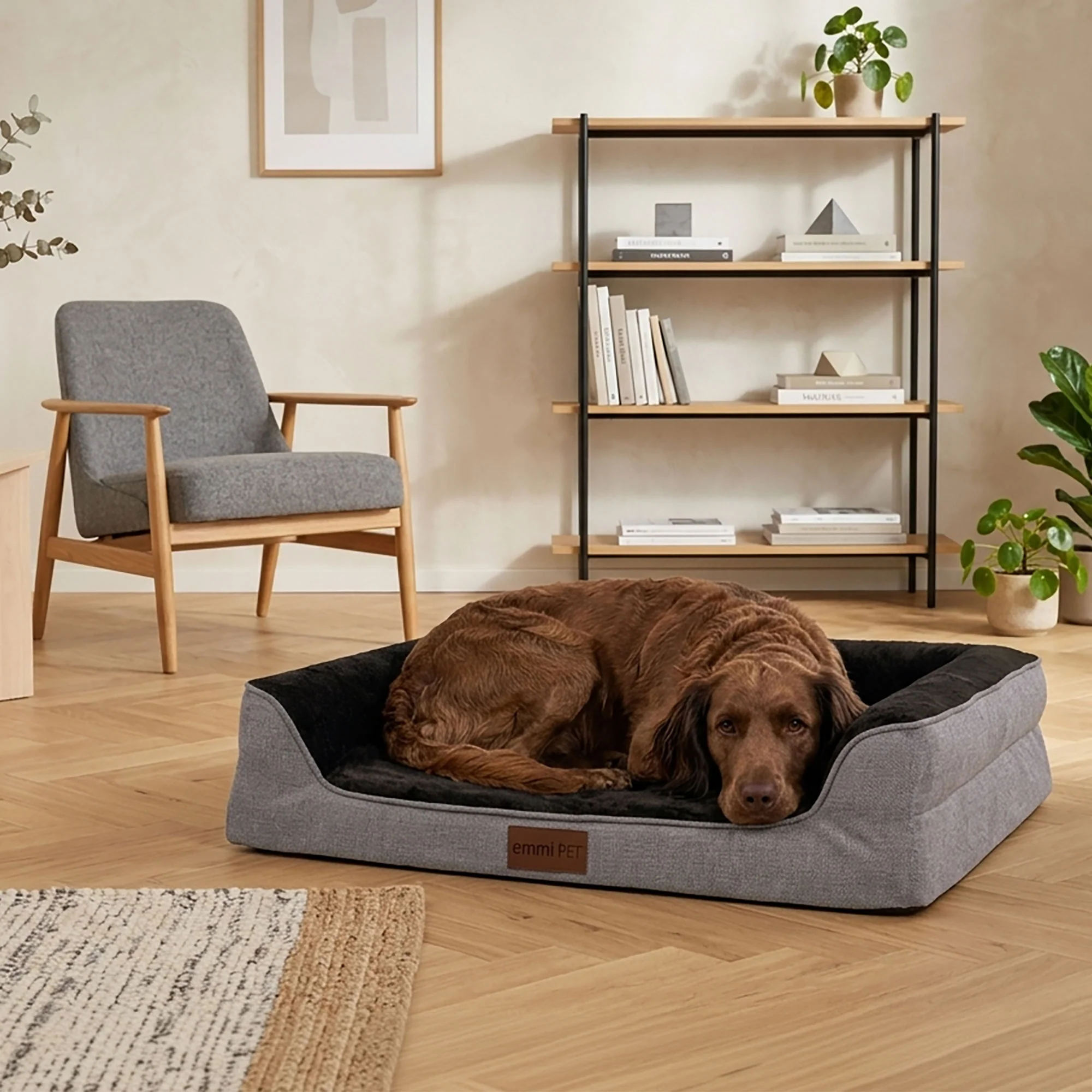 Orthopädisches Katzen- und Hundebett ASTRO Grau - Image 3