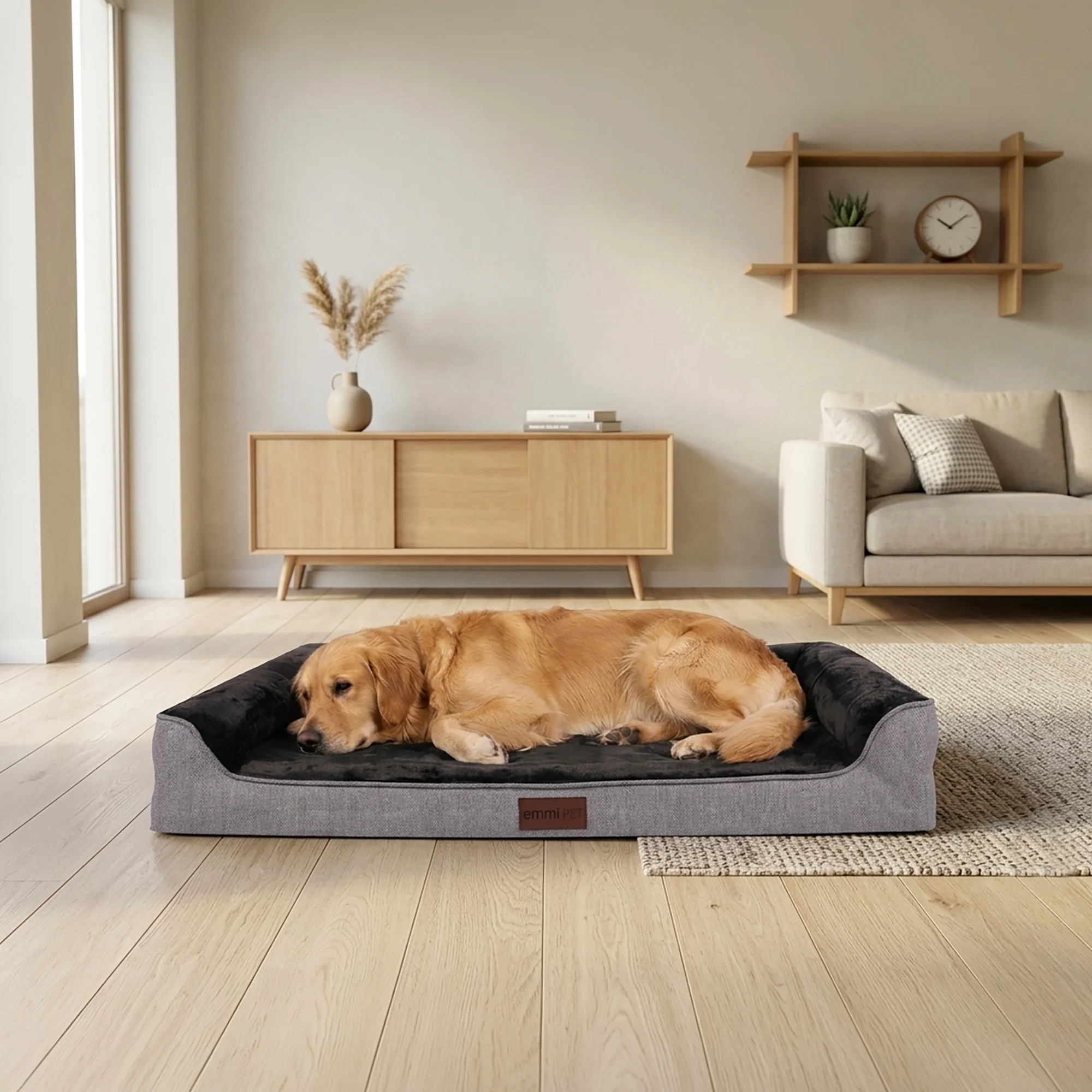 Orthopädisches Katzen- und Hundebett ASTRO Grau - Image 4