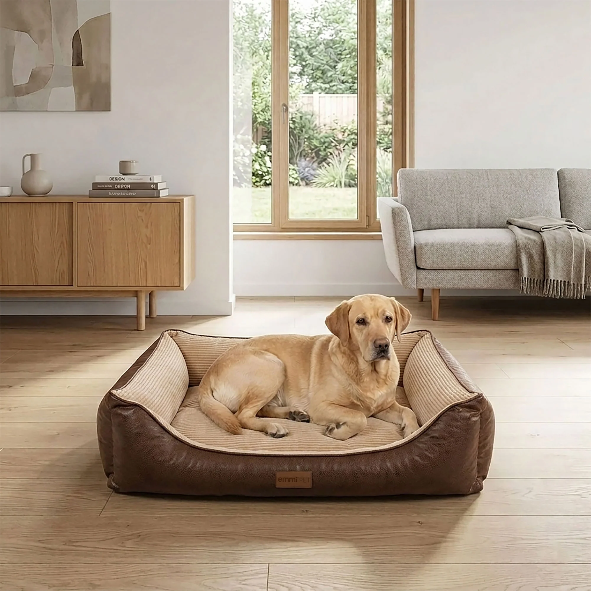 Orthopädisches Katzen- und Hundebett CHAI Beige - Image 4