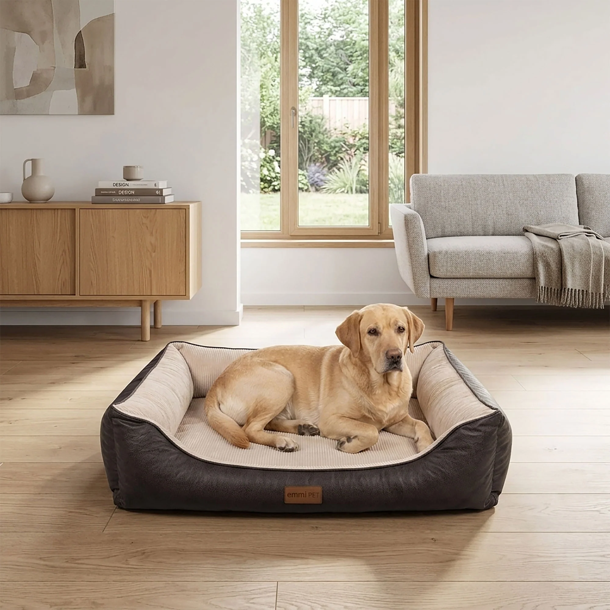 Orthopädisches Katzen- und Hundebett CHAI Grau - Image 4