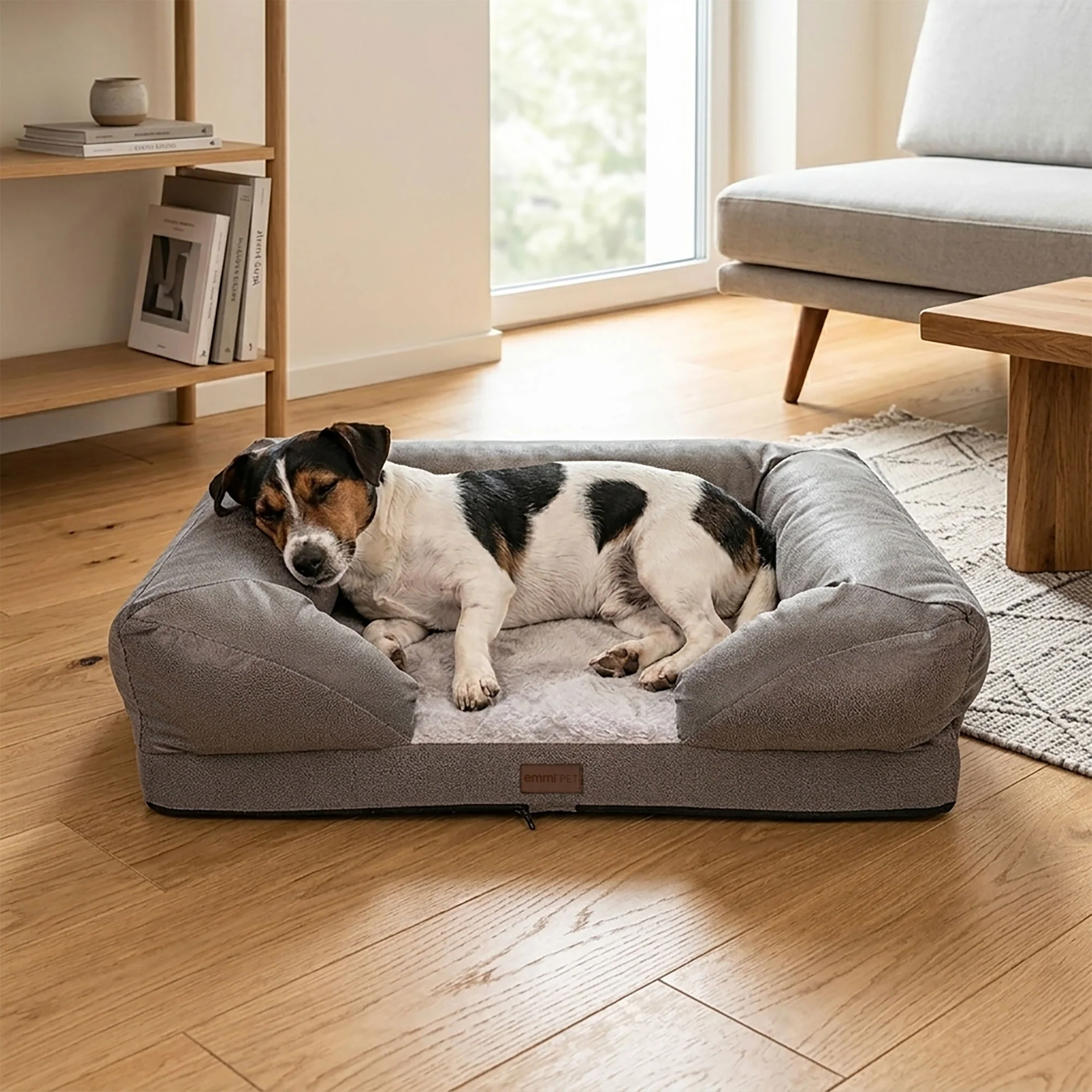 Orthopädisches Katzen- und Hundebett HUSKY Grau - Image 3