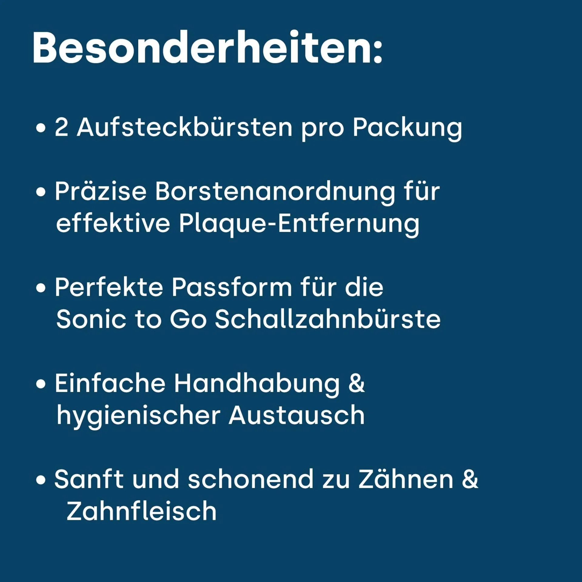 Sonic ToGo Aufsteckbürsten "white" 2 Stk. - Image 6