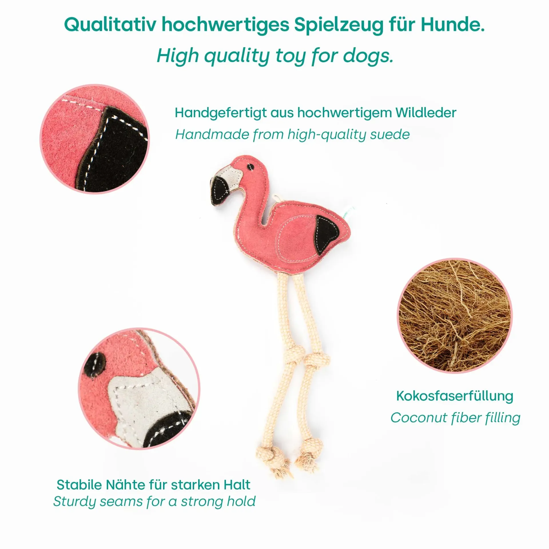Zerrspielzeug Flamingo - Image 3